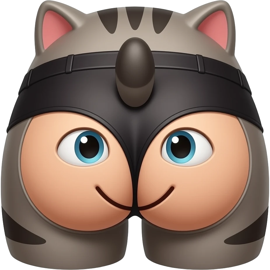 femboy butt emoji :3 with bulge in bottom emoji