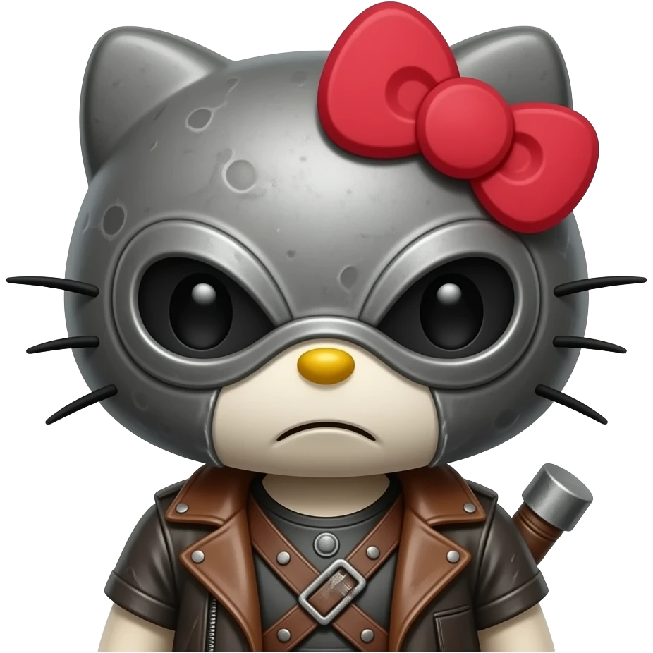 hello kitty as mad max emoji