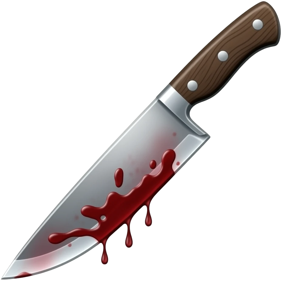 cuchillo ensangrentado emoji