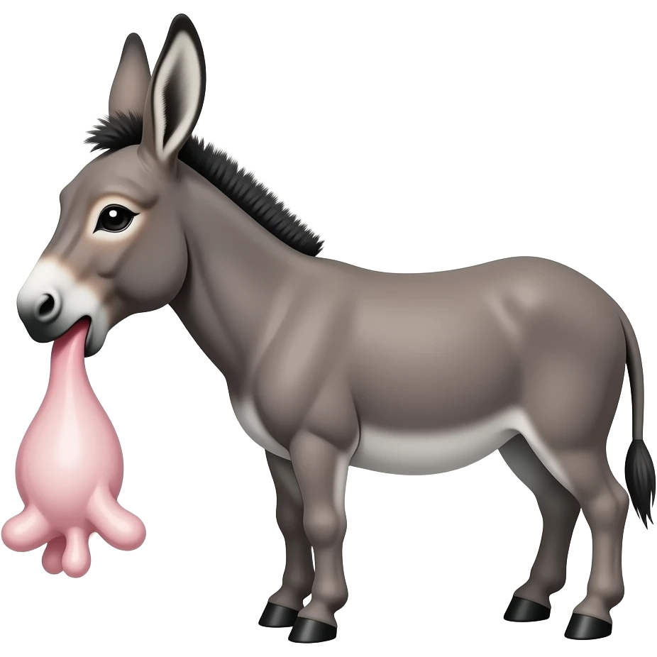 Epstein raping donkey cock emoji