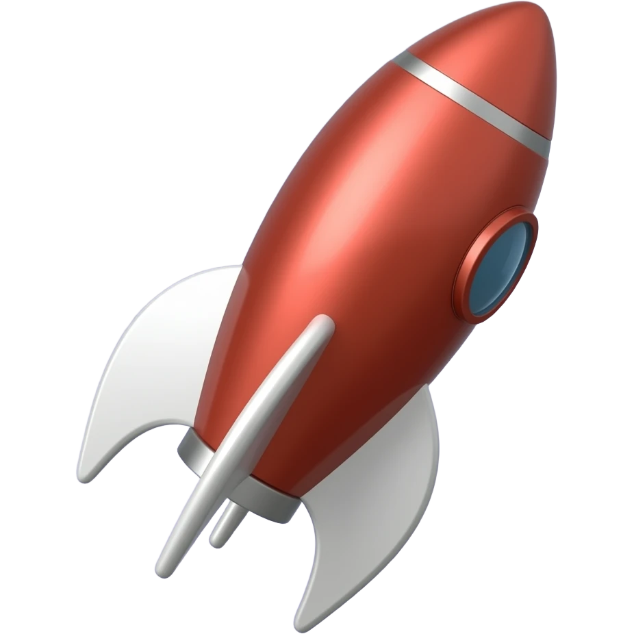 A rocket emoji