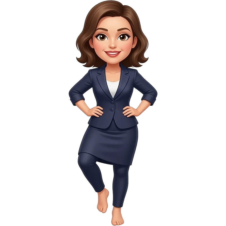 Well it was supposed to be sassy lady with hands on hips and stomps her feet emoji