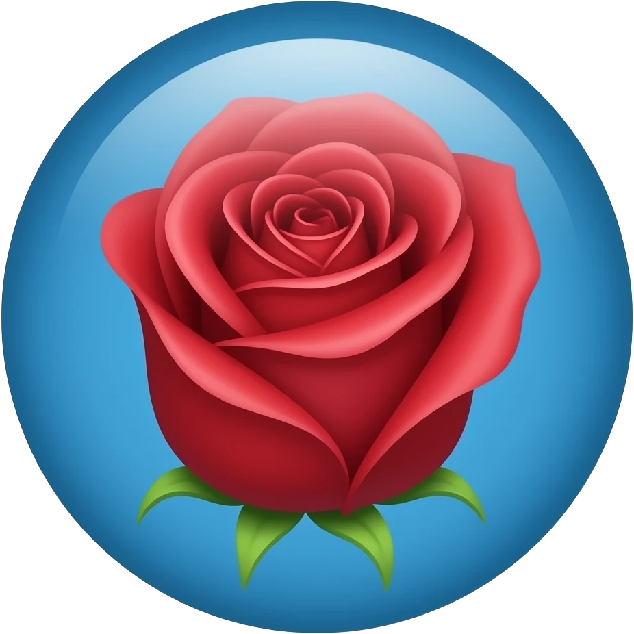 🌹🔵 emoji
