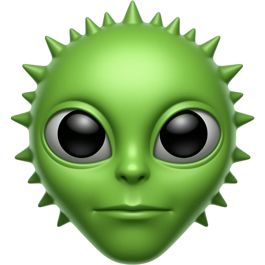 Green alien emoji