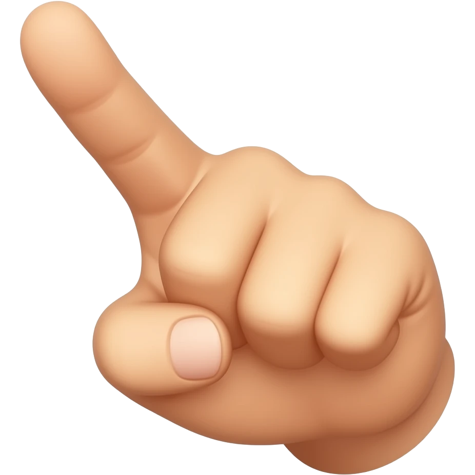 dedo señalando emoji