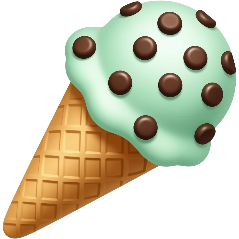 Mint Chocolate Chip emoji
