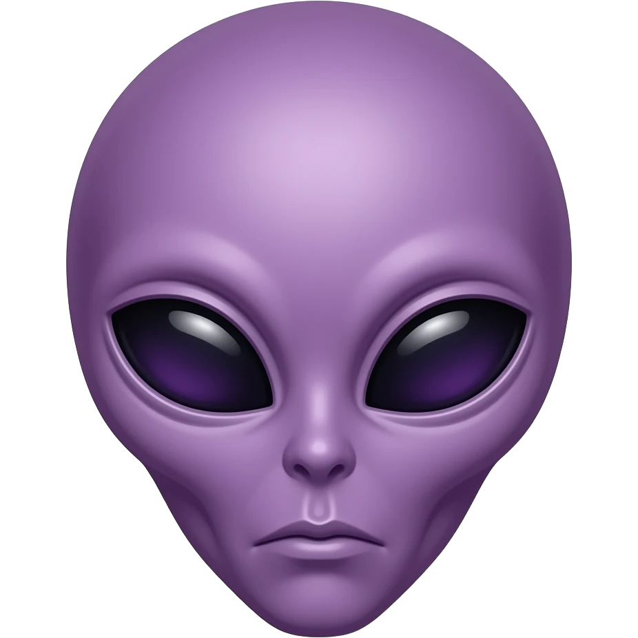 purple alien emoji