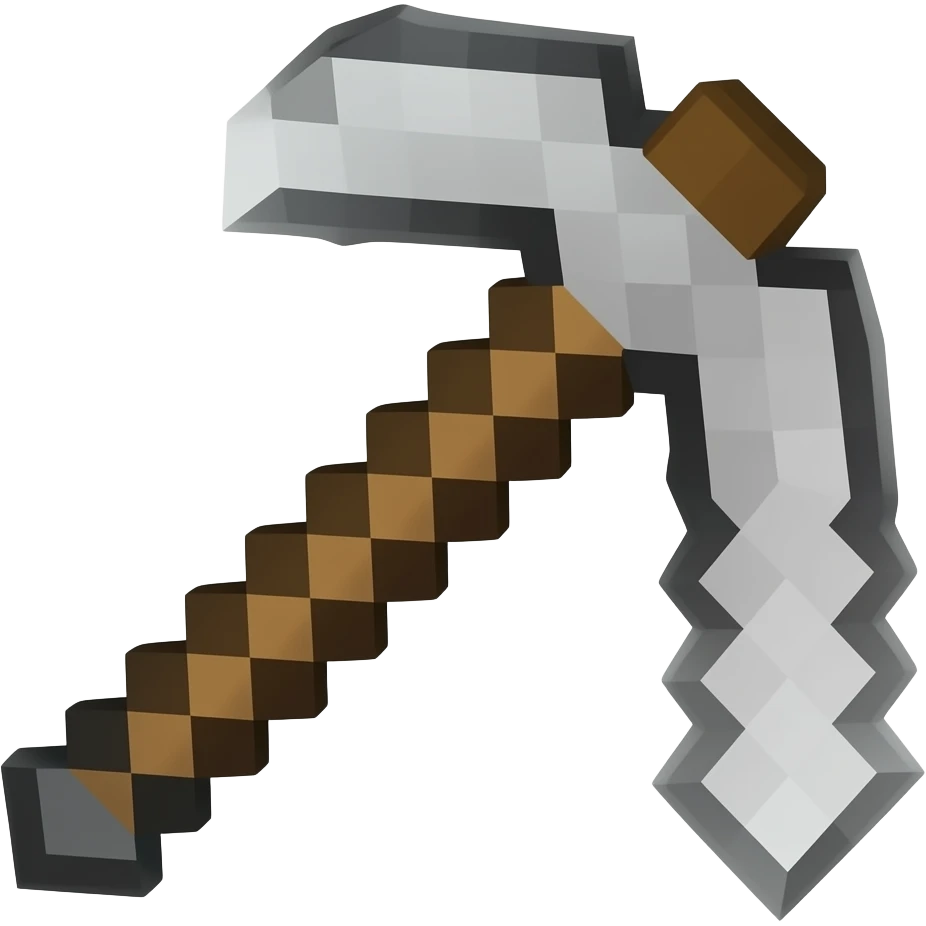 Minecraft mace emoji