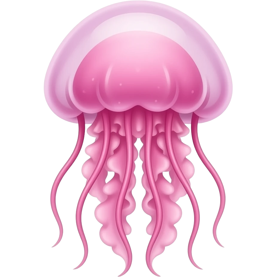 I want an aesthetic pink kind of jellyfish emoji