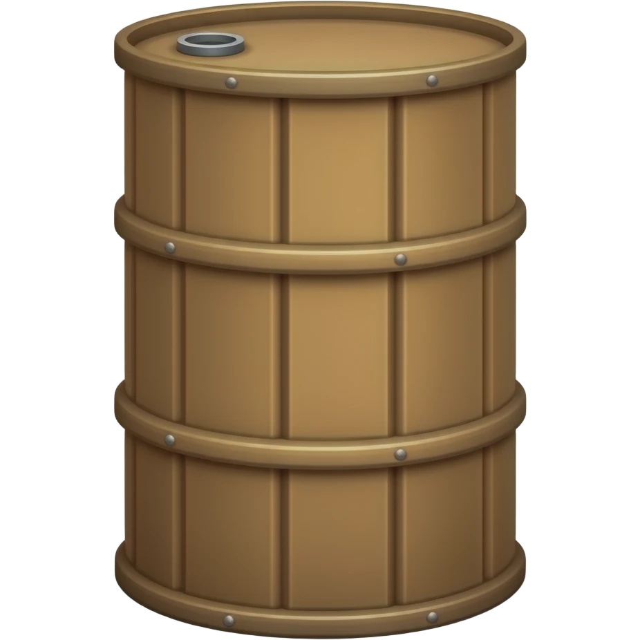 بشکه مواد آتش زا emoji