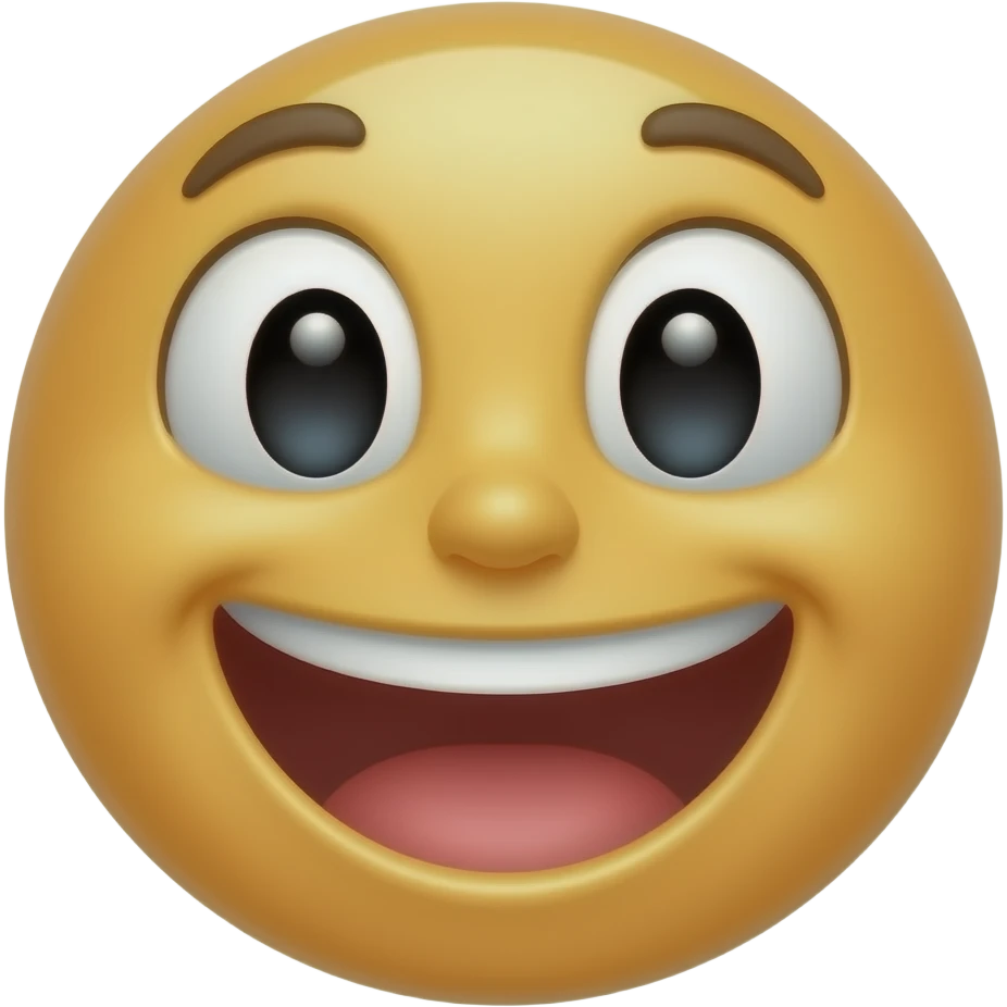 이 이모지를 활짝 웃는 모습으로 해 주세요 emoji