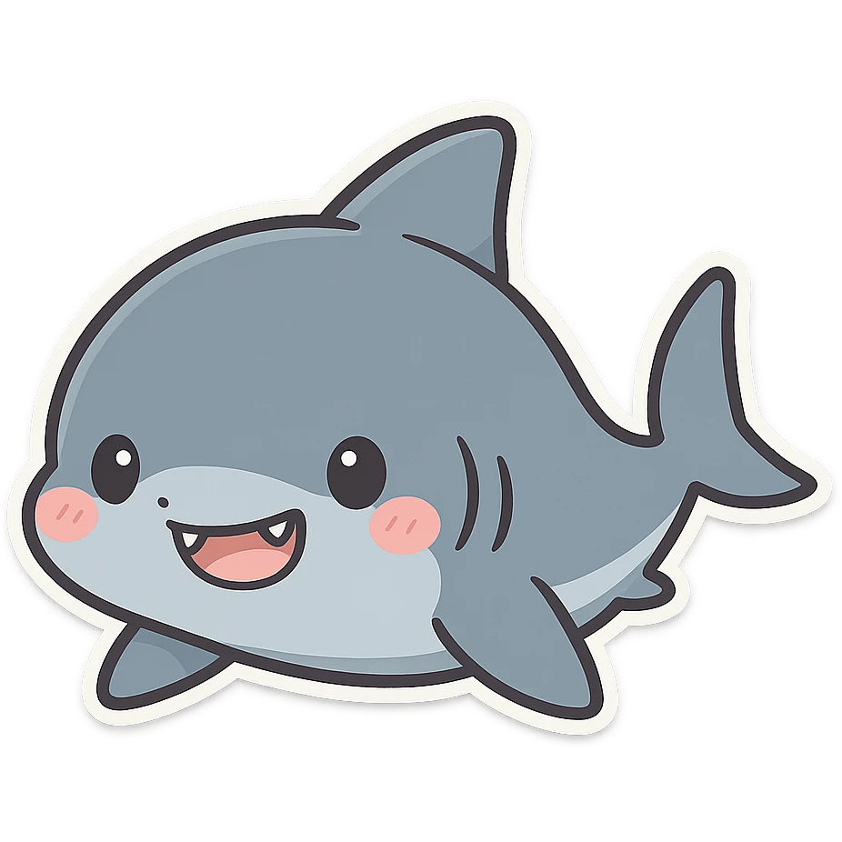 一只鲨鱼 emoji