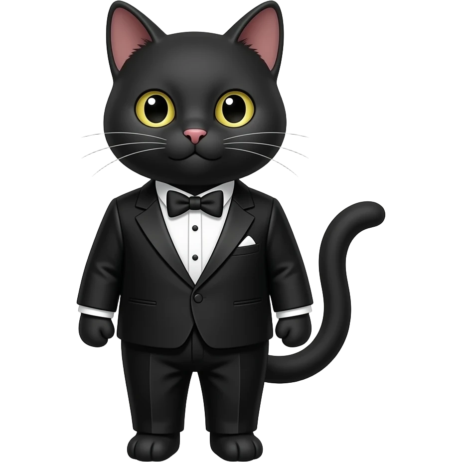 cat James bond emoji