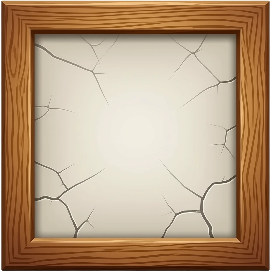 cracked photo frame emoji