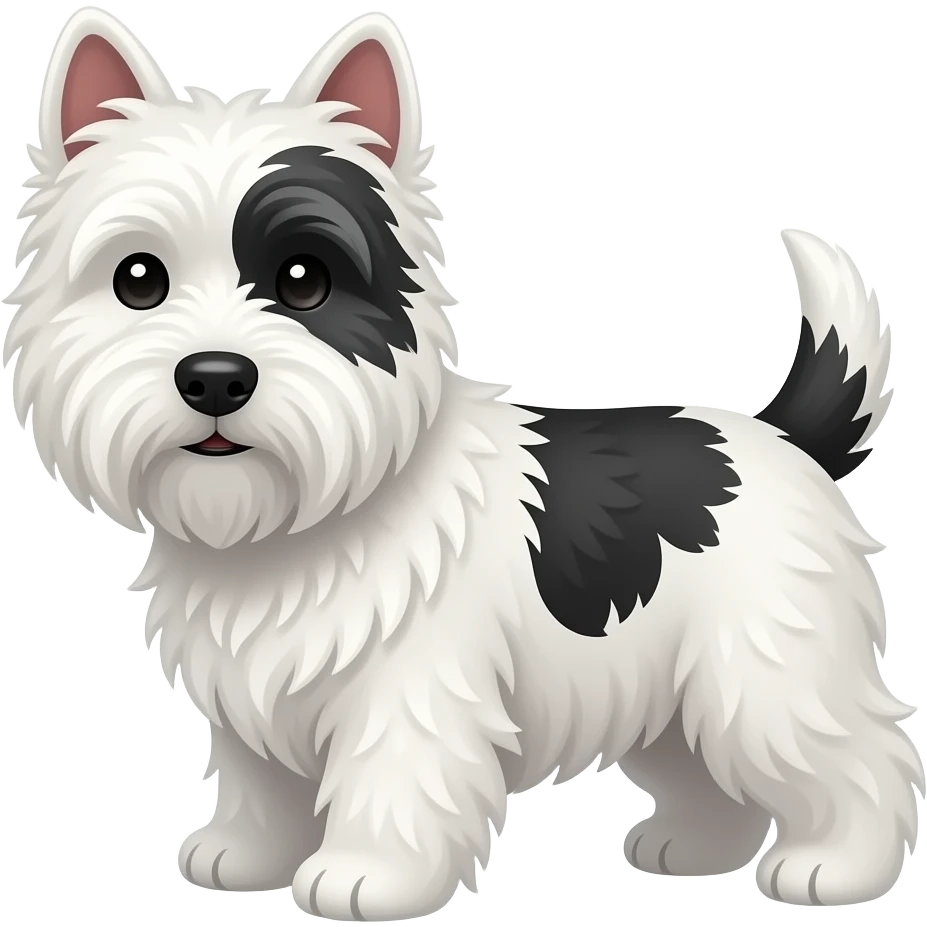kawaii west highland terrier emoji