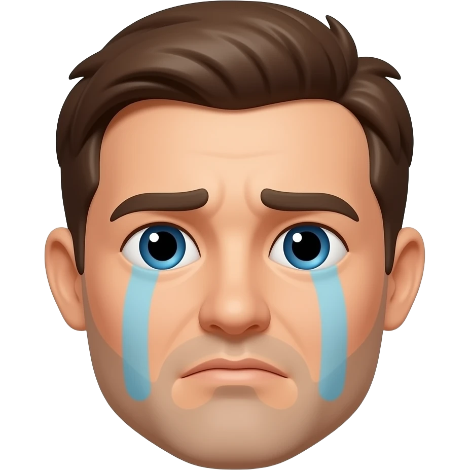 Лицо страдающее от жары emoji