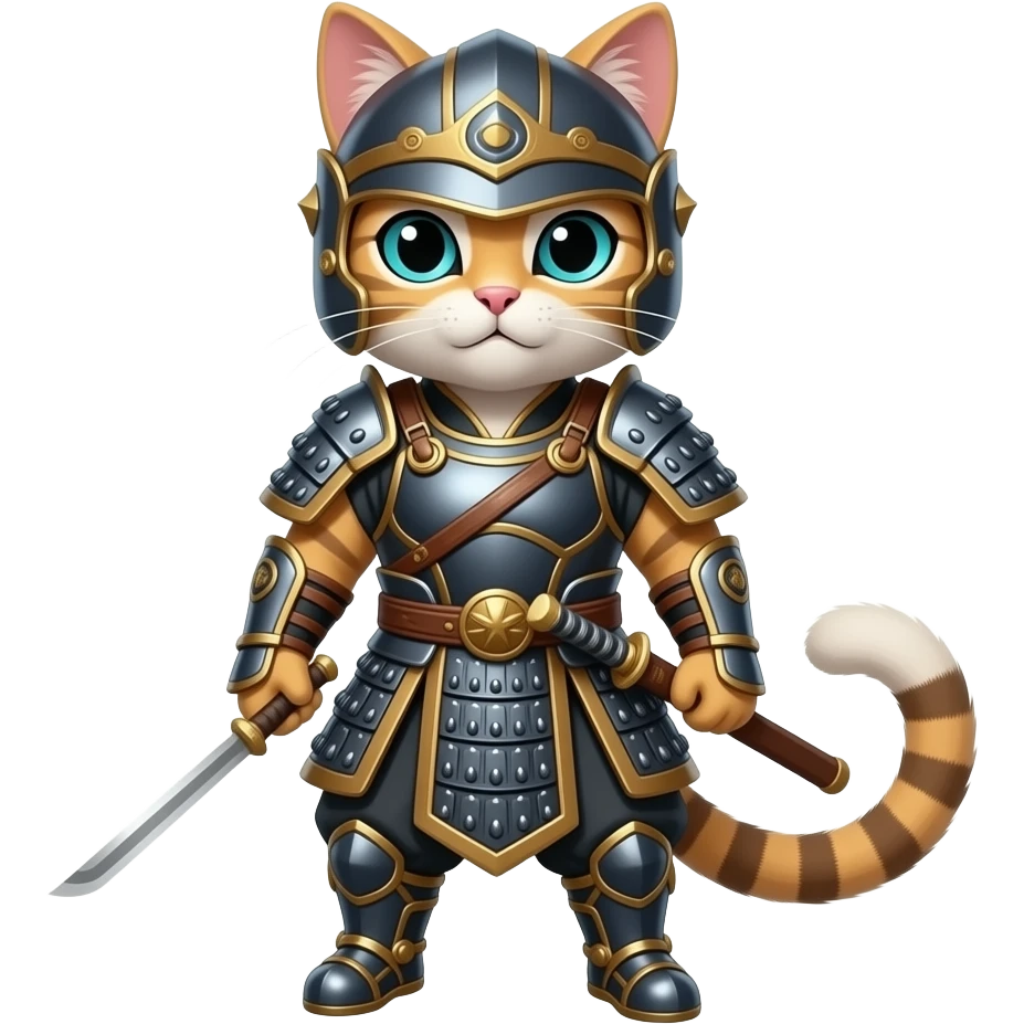 A cat warrior emoji