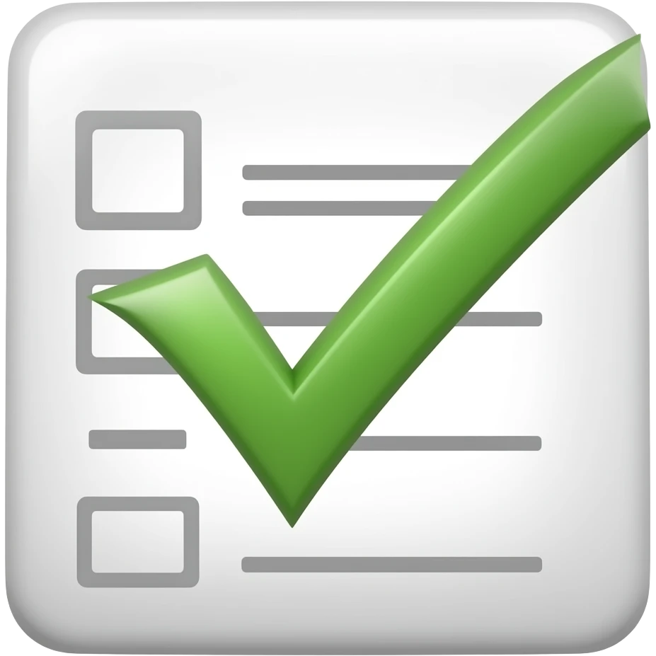 Checklist emoji