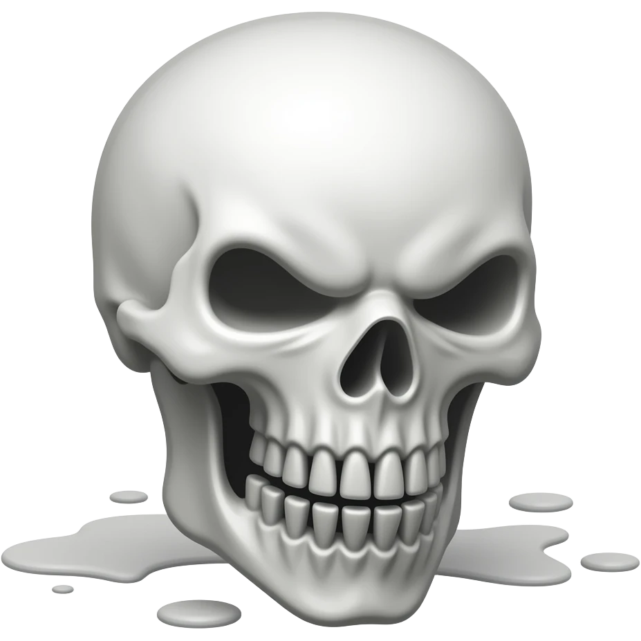 The white game dies emoji