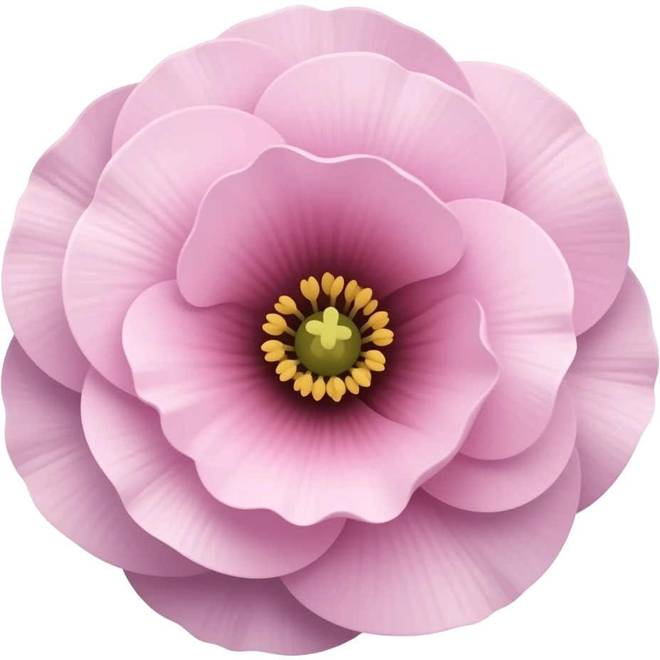 Beautiful light pink flower Eustoma emoji