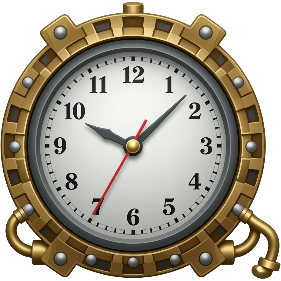 Time Machine mechanical emoji