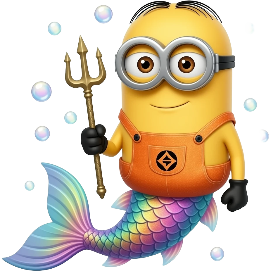 minion mermaid emoji