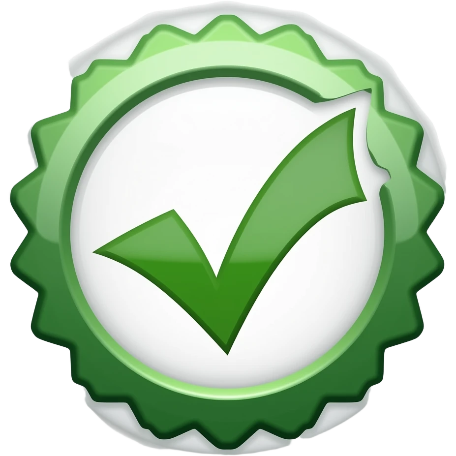 Verified logo emoji