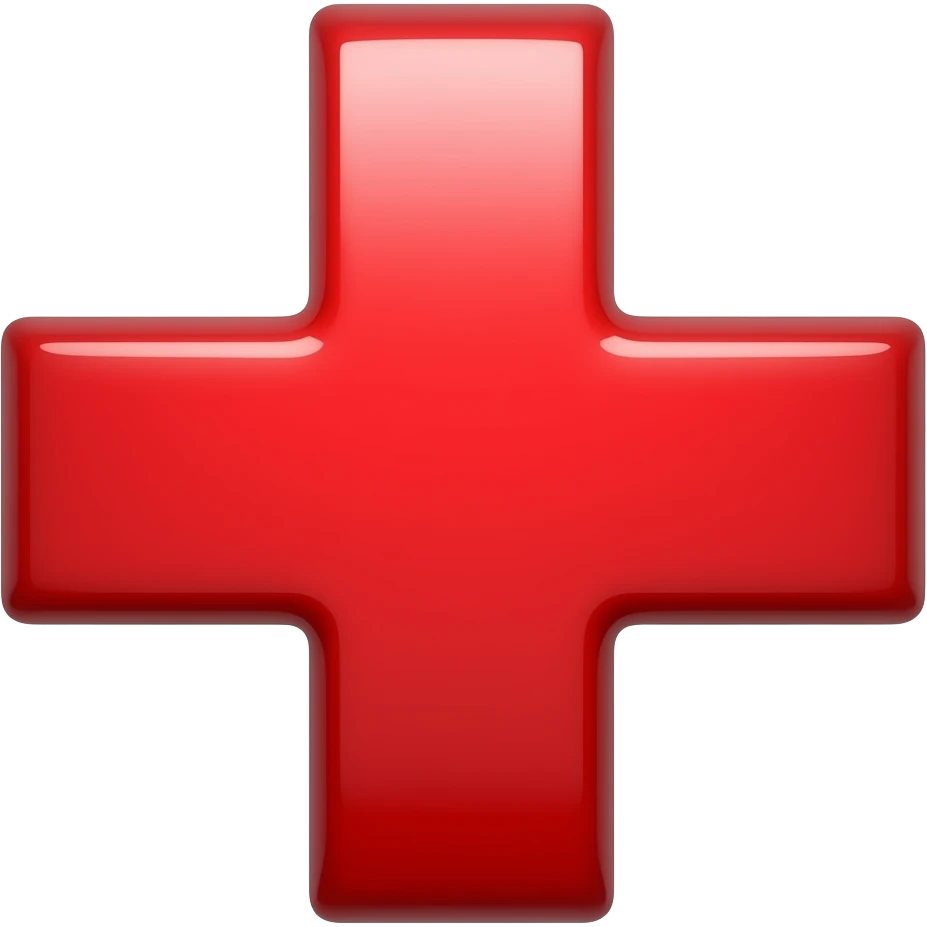 red cross emoji