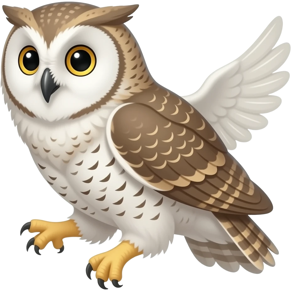 flying owl emoji
