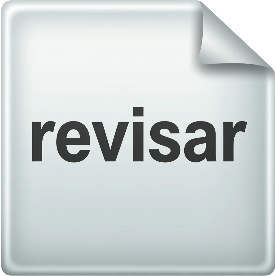 documento con la palabra revisar emoji