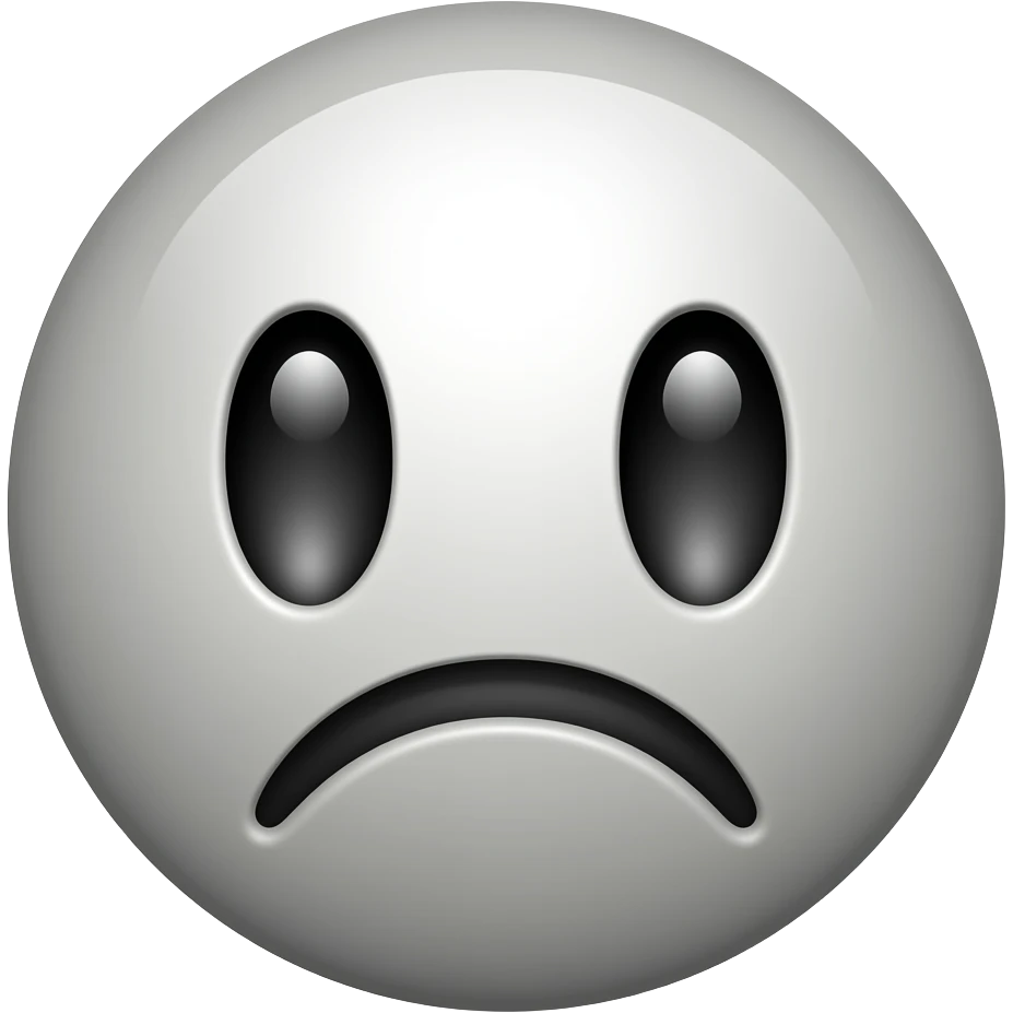 sparkly pathetic face emoji