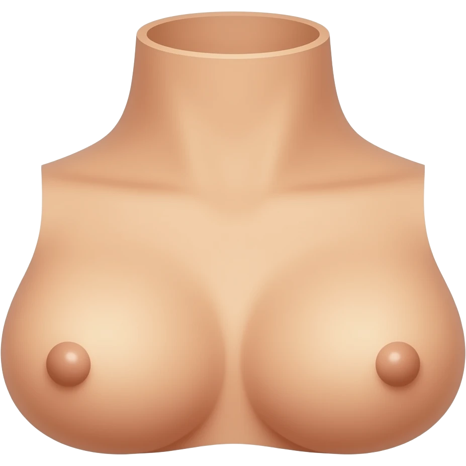 Breast emoji