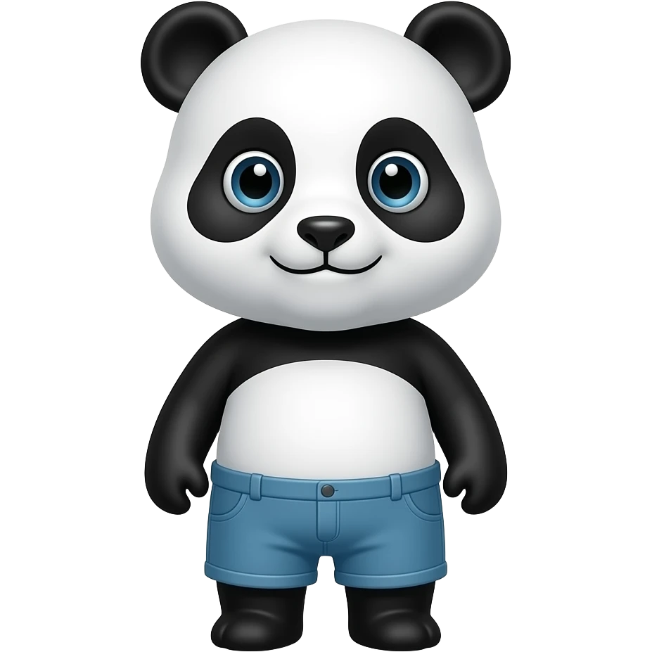 panda shorts only emoji