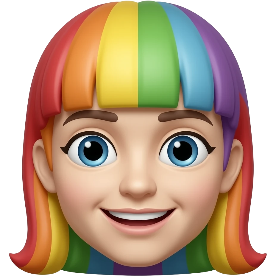 Rainbow Face emoji