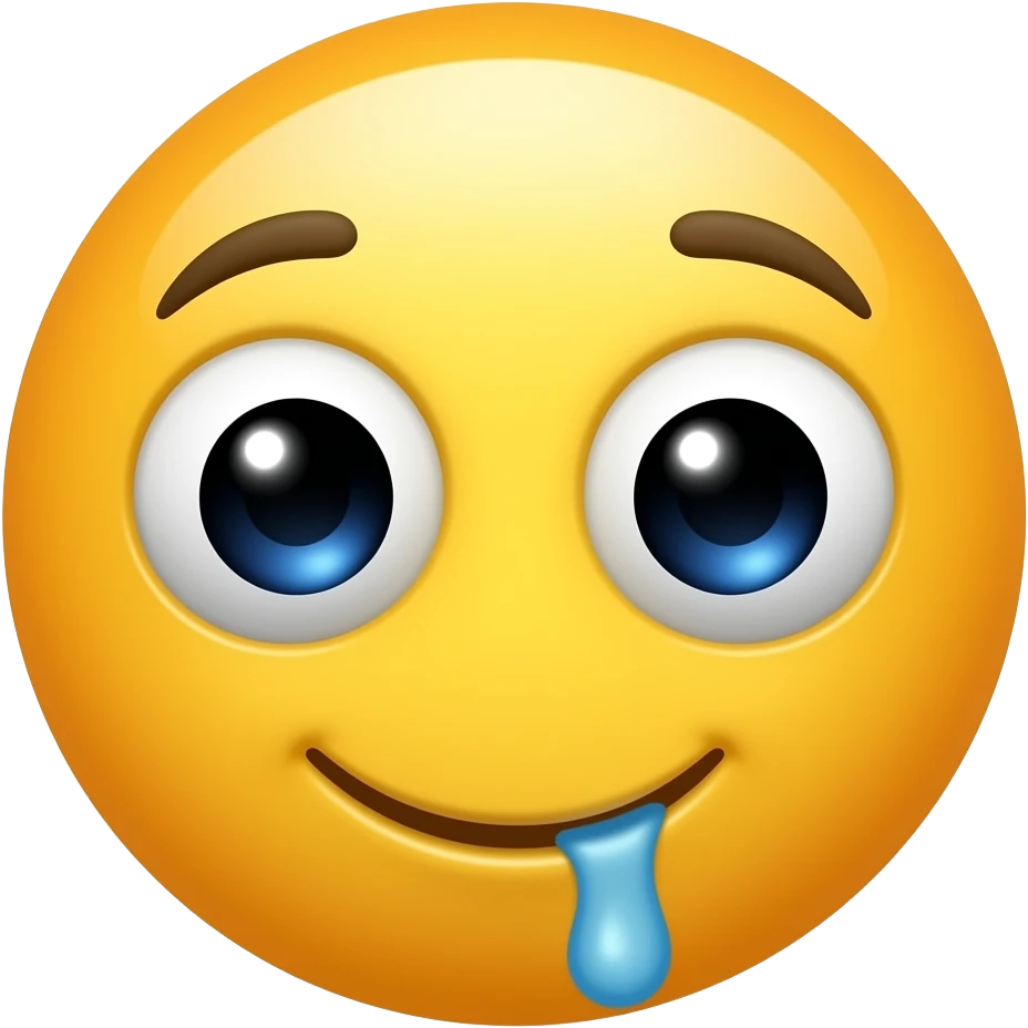 in love emojicon yellow emoji drooling emoji