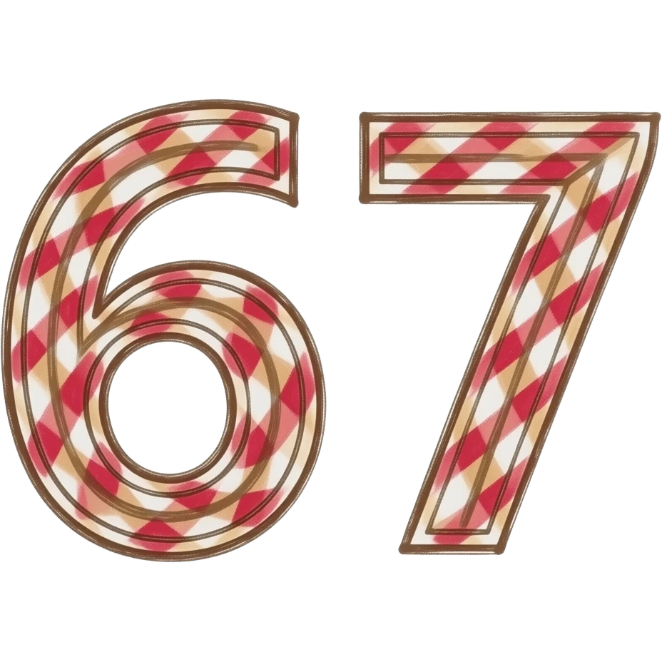 67 kid doing 67 emoji