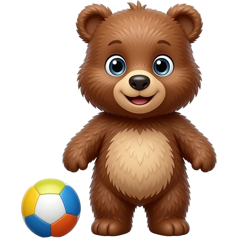 B is for baby,bear,bouncing ball emoji