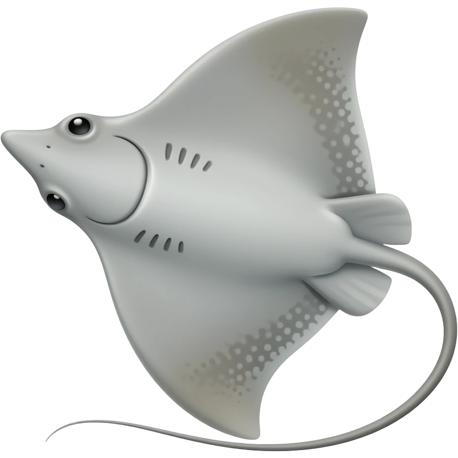 Stingray side view emoji