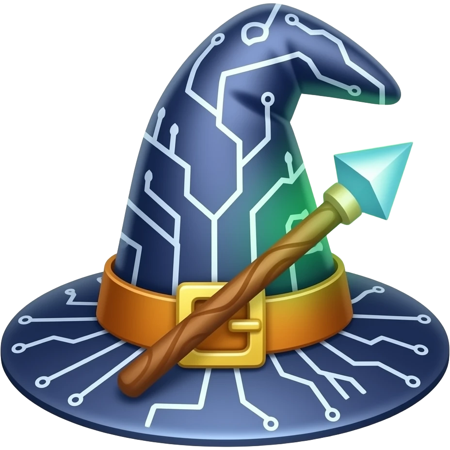 I want an emoji for work that symbolizes the magic of AI emoji