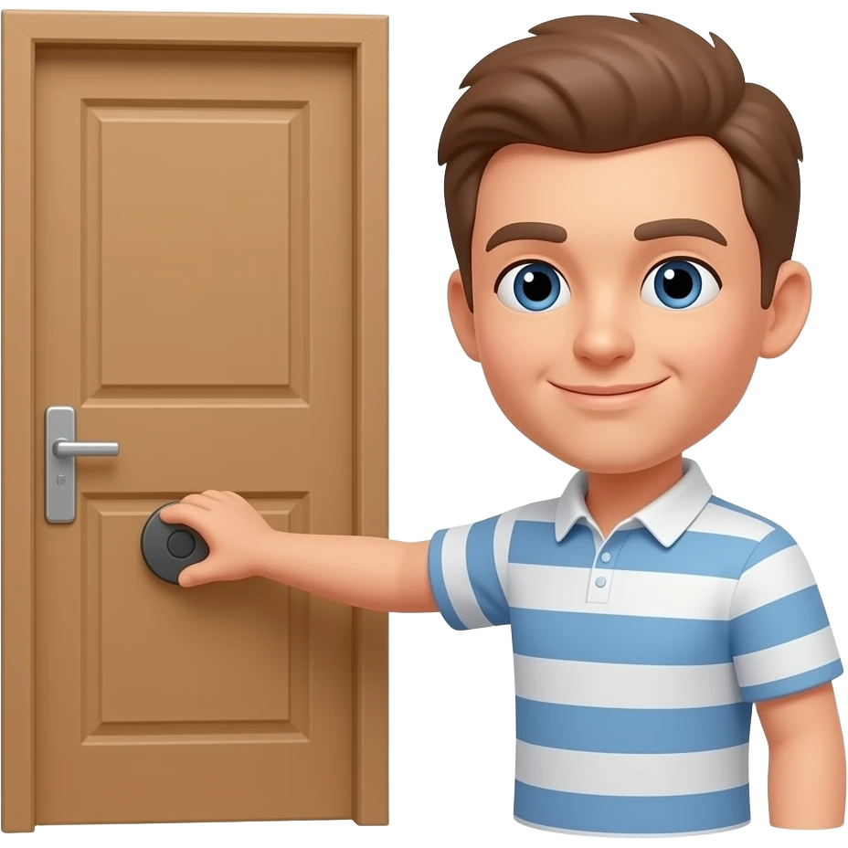 knocking the door emoji
