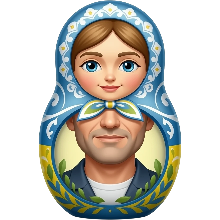 Украина папа матрёшкин emoji