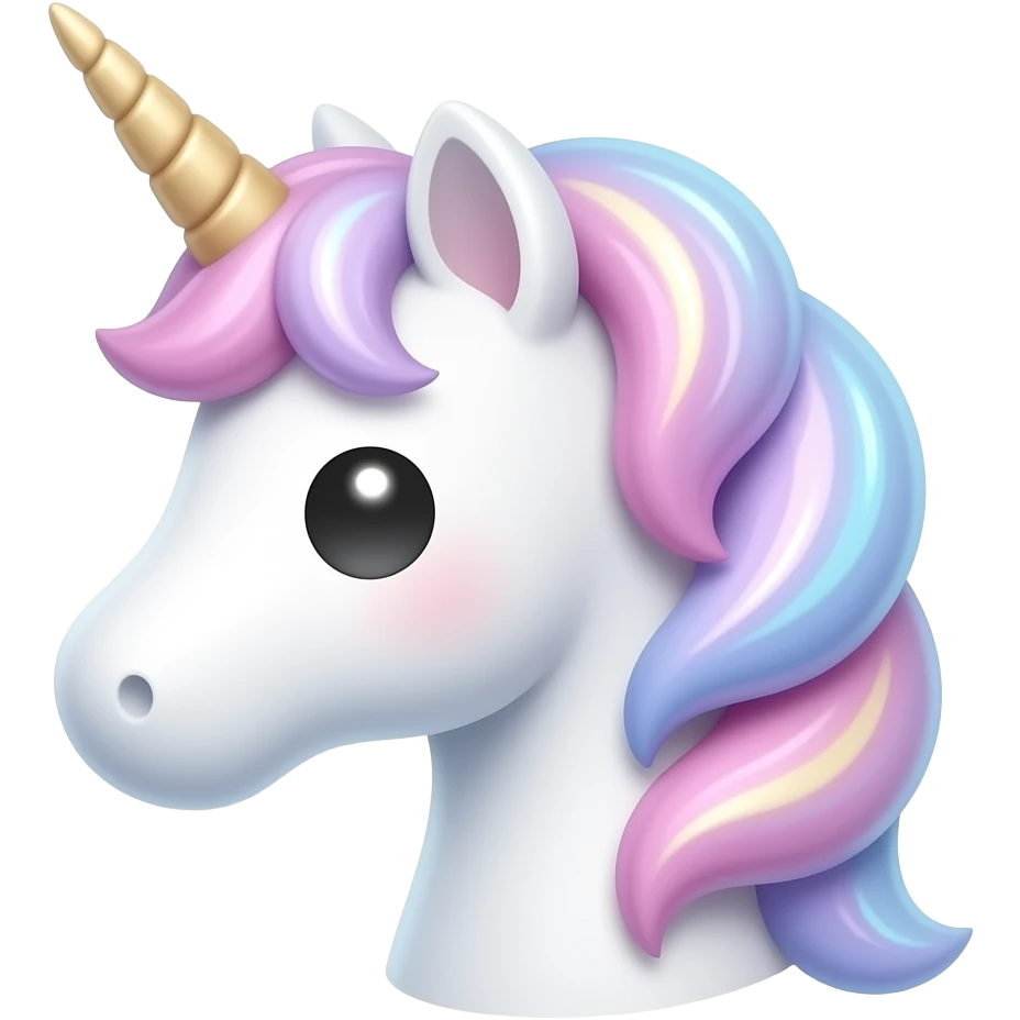 Unicorn flower emoji