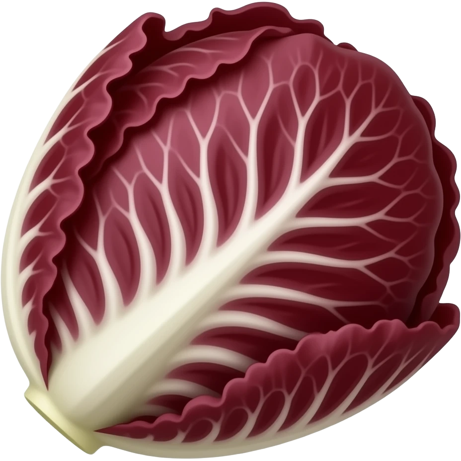 Red leaf curly lettuce emoji