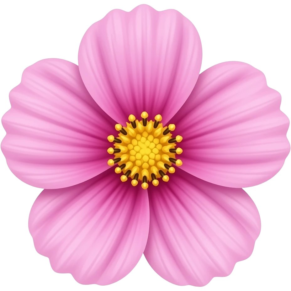 Pink flower emoji