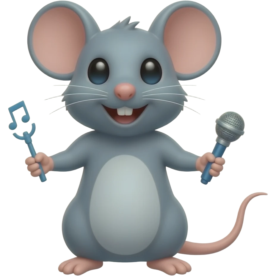 singing mouse emoji