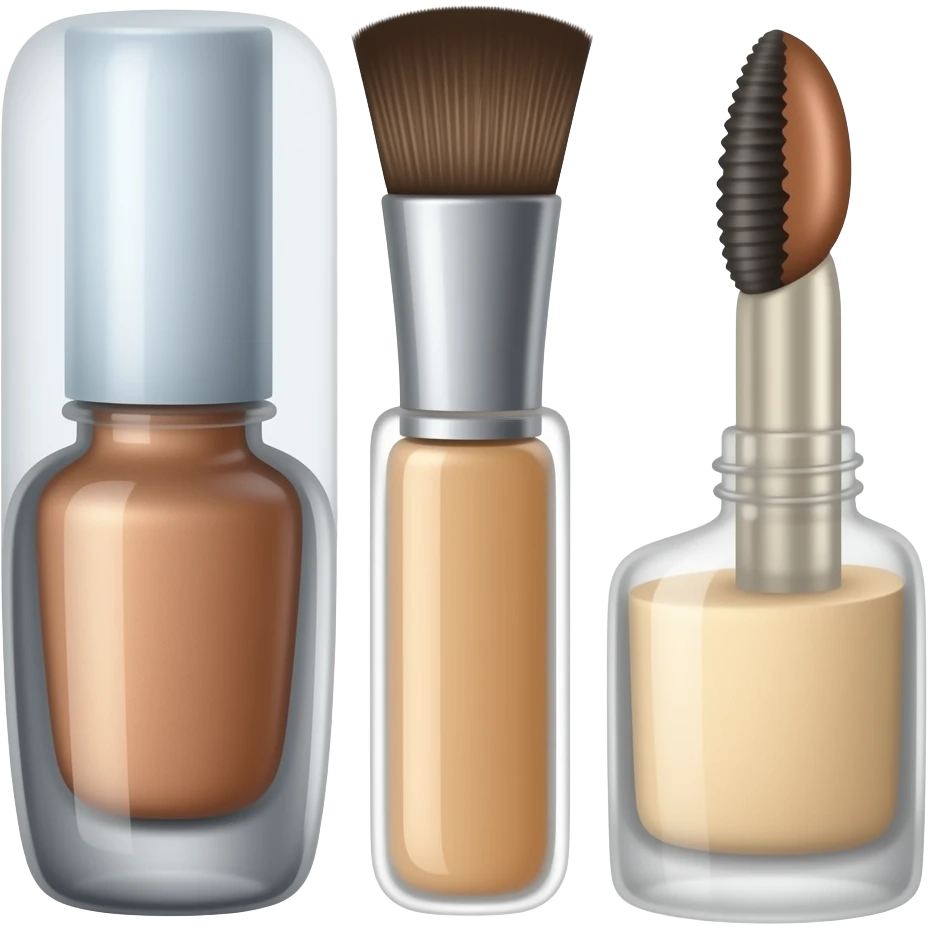 neutral makeup items emoji