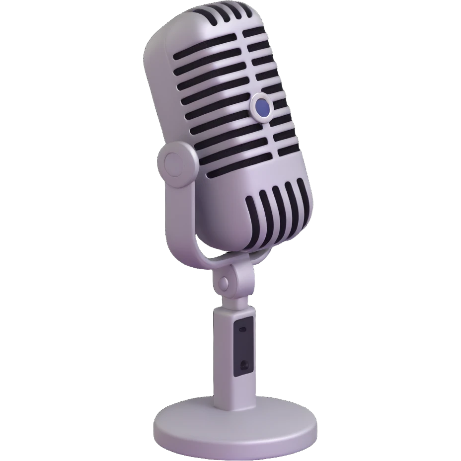 old microphone emoji