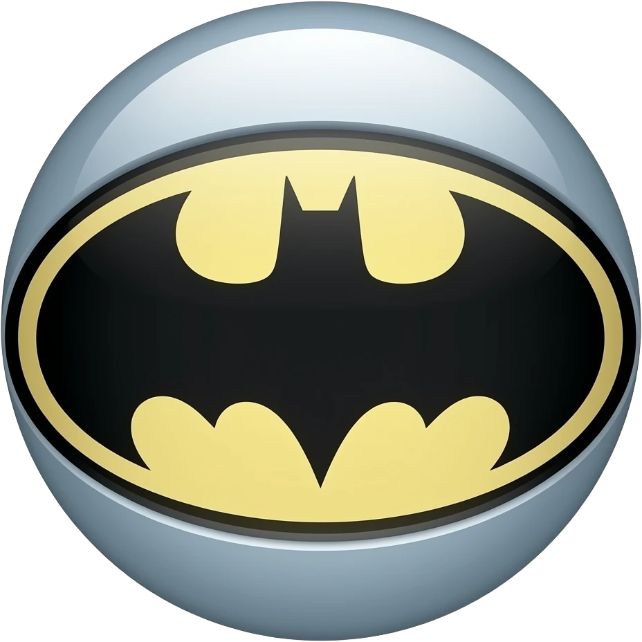 Batman begins logo emoji