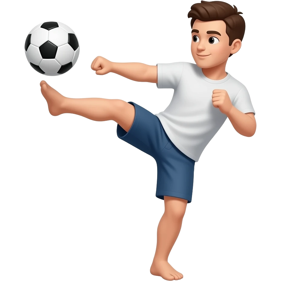 Kick emoji