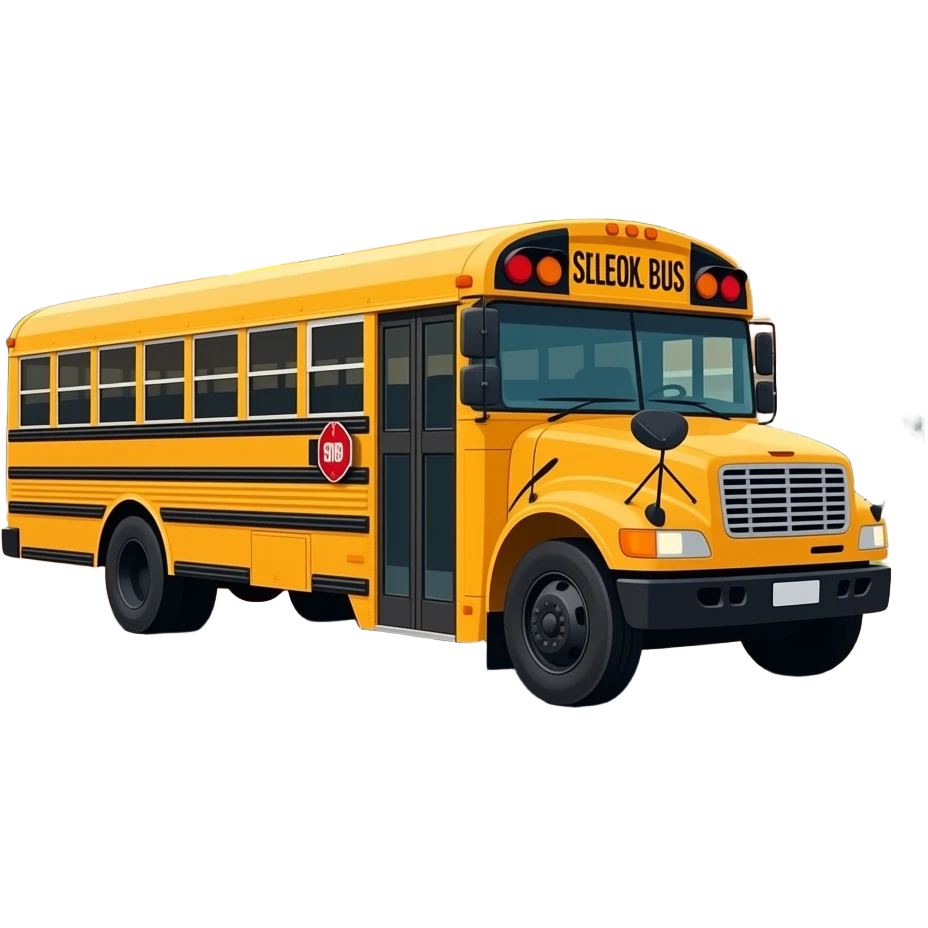 School bus emoji